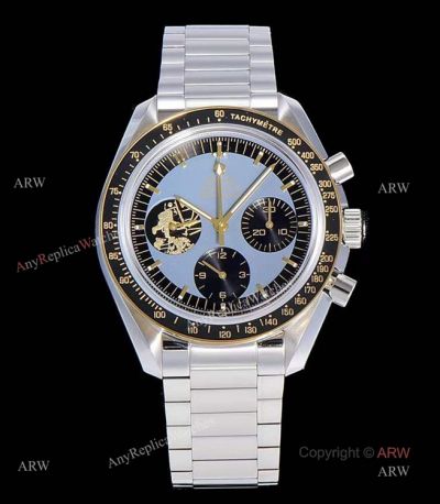 OM Omega Speedmaster Moonwatch Apollo 11 Swiss Replica Watch 42mm 